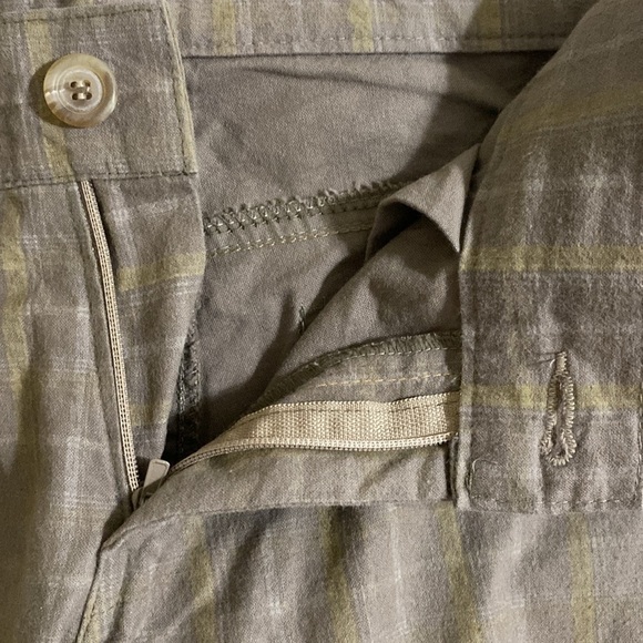 Brown Straight Leg Plaid Trousers - Picture 5 of 8